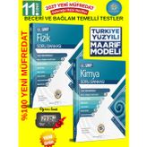 Sarmal 2027 11.Sınıf %100 Yeni Müfredat Fizik-Kimya 2 Kitap Bağlam Temelli Testler Soru Bankası Seti+Kronometre