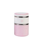 Saro Pembe 2 Katlı Çelik Mama Termosu 820 Ml - Açık Pembe