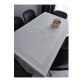 sarra 160x220 Damask Masa Örtüsü - Gri