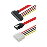 Sata Data15+7 Pin To 7pin Sata 4 Pin Ide Molex Power Kablosu 90cm