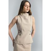 Sateen Jessi Bluz - Camel