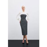 Sateen Midi Boy Kadın Etek 1579-4512