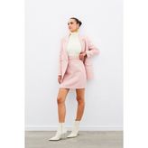 Sateen Mini Boy Tüvit Etek - Pembe - 40