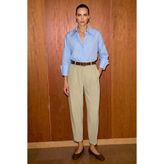 Sateen Talia Havuç Pantolon - Bej