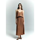 Sateen Tosca Etek - Tarçın - 36