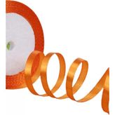 Saten Kurdele 6 mm Orange 2 Metre