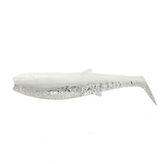 Savage Gear Cannibal Shad 10 cm 9 gr White Flash Suni Yem