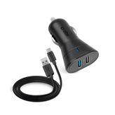 Sbs Araç Şarj Cihazı 2 USB Outputs USB-C Kablo