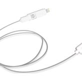 Sbs USB Lightning ve Beyaz Micro USB Data Kablosu