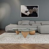 Scandinavian Concept Cam Orta Sehpa - ahşap