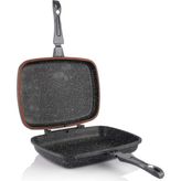 Schafer 32 cm Double Kare Grıllpan Tava