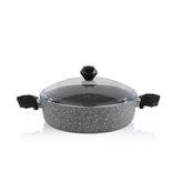 Schafer Cory Y.Y 24 cm Gri Basık Tencere