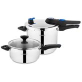 Schafer Gusto Chef 4 lt +7 lt Düdüklü Tencere Seti