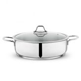 Schafer Held 30 cm 2 Parça Basık Çelik Inox Tencere