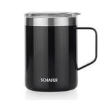 Schafer Iron Man Siyah 350 ml Kupa Termos