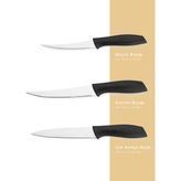 Schafer Quick Chef Bıçak Seti 10 Parça-Siyah - Siyah