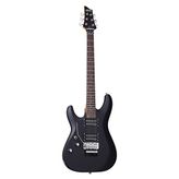 Schecter C-6 FR Deluxe Solak Elektro Gitar Satin Black
