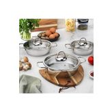 Schäfer Eva Çelik Sahan Seti-6 Prç.-Inox
