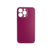 Schitec Deluxe İphone 14 Pro Max Mat Mor Kılıf