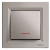 Schneider Electric Asfora Bronz Plus Işık Light Priz