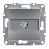 Schneider EPH3200162 Asfora Tekli 1Db Çelik Sonlu TV Prizi
