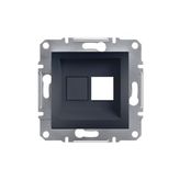 Schneider EPH4300171 Asfora Antrasit RJ45 CAT5E Utp Telefon Data Prizi