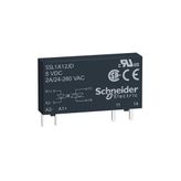 Schneider SSL1A12BD 15-30V DC 24-280V AC 2A Soketli Solid State Röle