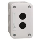 Schneider XAL-E2 2'li Gri Buton Kutusu
