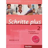 Schritte Plus: Kurs- und Arbeitsbuch 2 mit Audio-CD zum Arbeitsbuch