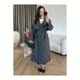 sckboutik Kadın Premium Oversize Trençkot