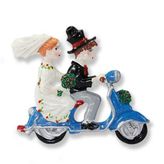 Scooter Motorda Gelin Damat 12 Adet Biblo