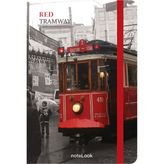 Scrikss Red Tramvay A6 Çizgisiz Defter