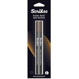 Scrikss Refili Siyah 0.7 mm 2'li Blisterli Roller Kalem