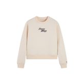 Scrıpt Regular C-Nk Swt Kadın Bej Sweatshirt - Ww0ww51598