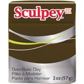 Sculpey III 1109 Suede Brown Polimer Kil