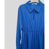 Sd Butik Elbise - 00404 Mavi - 2XL