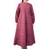 Sd Butik Elbise - Açık Bordo