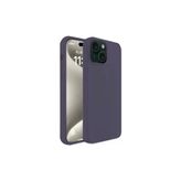 SDT Apple iPhone 15 Kılıf First Silikon - Mürdüm