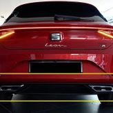 Seat leon arka tampon difüzör fr 2021+