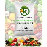 Sebze Gübresi Organomineral Katı Granül Domates Biber Salatalık G