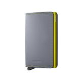 Secrid Slimwallet Matte Kartlık Cüzdan, Gri-Mavi