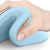 Seenda Ergonomik Kablosuz Dikey Mouse, Bluetooth 4.0+USB - Gök Mavisi