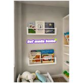 Sef moda 40 cm 2’li mdf’lam montessori raf&kitaplık beyaz