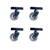 Şeffaf Bilyalı Teker 20X50 18Mm 4 Adet