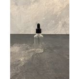 Şeffaf Dereceli Damlalıklı Cam Şişe 50ml