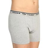 Seher-6'lı Seher Erkek Elastan Boxer-Gri-S