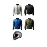 Şehir İçi Kullanıma Uygun Korumalı Yazlık Motosiklet Montu + HEDİYE AXXIS DRAKEN S FORZA B5 KASK