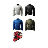 Şehir İçi Kullanıma Uygun Korumalı Yazlık Motosiklet Montu + HEDİYE AXXIS DRAKEN S JOLLY CS KASK