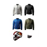 Şehir İçi Kullanıma Uygun Korumalı Yazlık Motosiklet Montu + HEDİYE AXXIS DRAKEN S JOLLY KASK