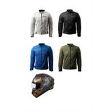 Şehir İçi Kullanıma Uygun Korumalı Yazlık Motosiklet Montu + HEDİYE AXXIS DRAKEN S PUMPKIN B4 KASK